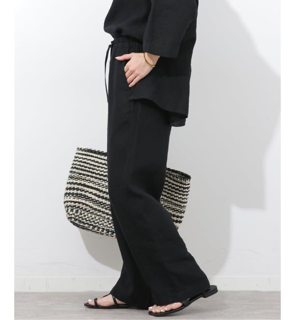 JOURNAL STANDARD relume「《予約》［26SS新作］ベルギーリネンワイドイージーパンツ」|その他|