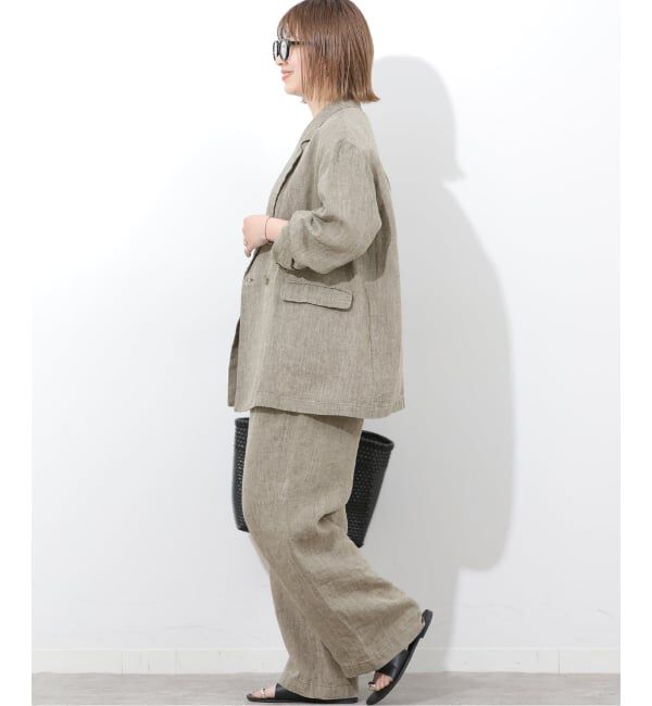 JOURNAL STANDARD relume「《予約》［26SS新作］ベルギーリネンワイドイージーパンツ」|その他|