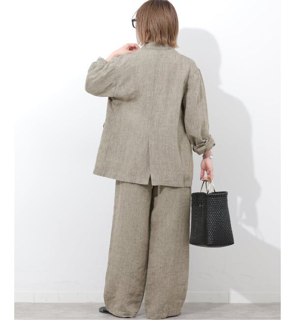 JOURNAL STANDARD relume「《予約》［26SS新作］ベルギーリネンワイドイージーパンツ」|その他|