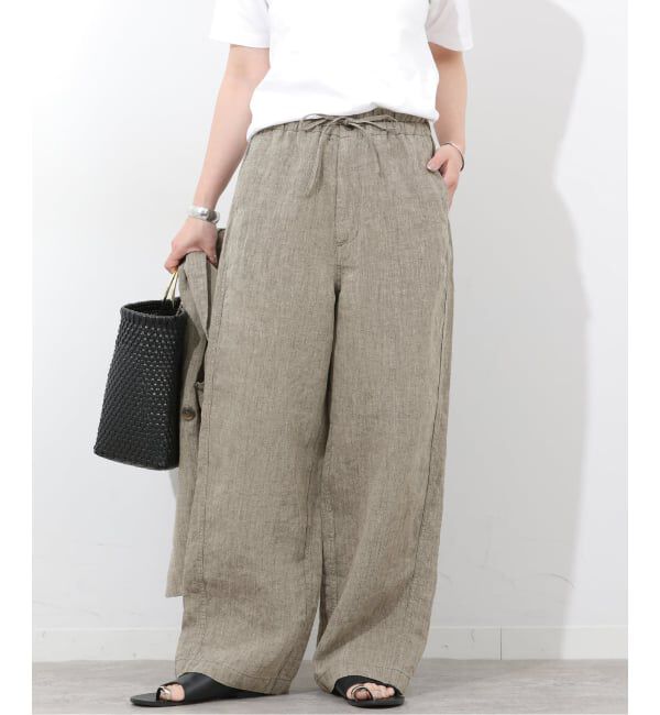 JOURNAL STANDARD relume「《予約》［26SS新作］ベルギーリネンワイドイージーパンツ」|その他|