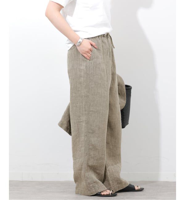JOURNAL STANDARD relume「《予約》［26SS新作］ベルギーリネンワイドイージーパンツ」|その他|