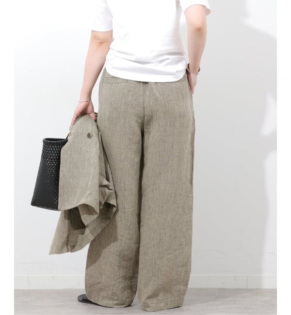 JOURNAL STANDARD relume「《予約》［26SS新作］ベルギーリネンワイドイージーパンツ」|その他|