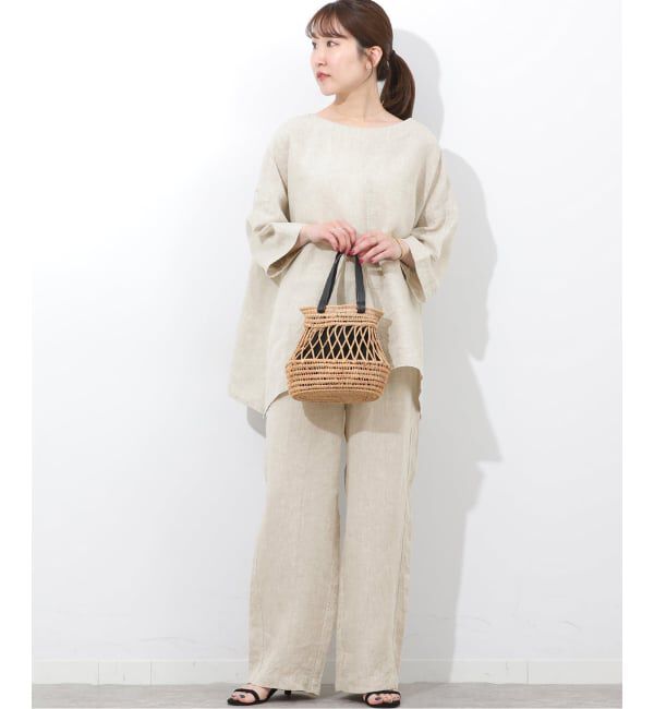 JOURNAL STANDARD relume「《予約》［26SS新作］ベルギーリネンワイドイージーパンツ」|その他|