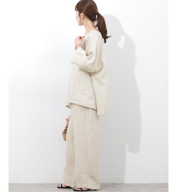 JOURNAL STANDARD relume「《予約》［26SS新作］ベルギーリネンワイドイージーパンツ」|その他|