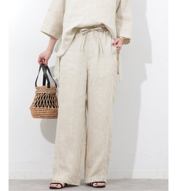 JOURNAL STANDARD relume「《予約》［26SS新作］ベルギーリネンワイドイージーパンツ」|その他|