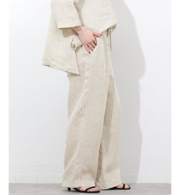 JOURNAL STANDARD relume「《予約》［26SS新作］ベルギーリネンワイドイージーパンツ」|その他|