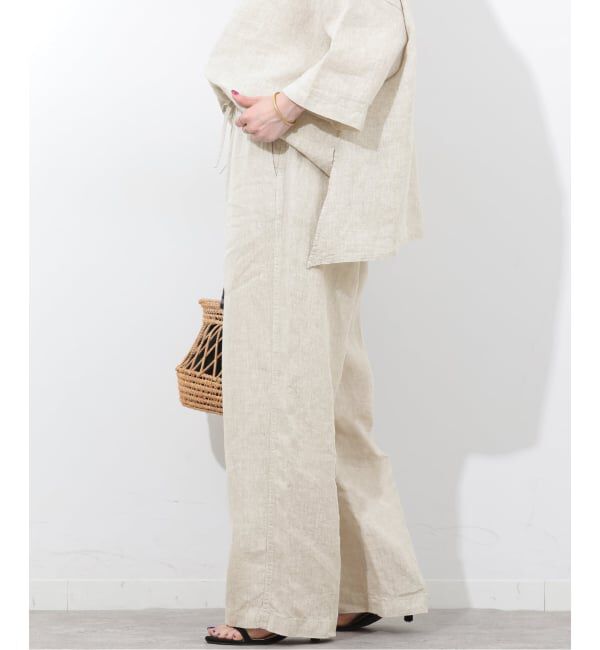 JOURNAL STANDARD relume「《予約》［26SS新作］ベルギーリネンワイドイージーパンツ」|その他|