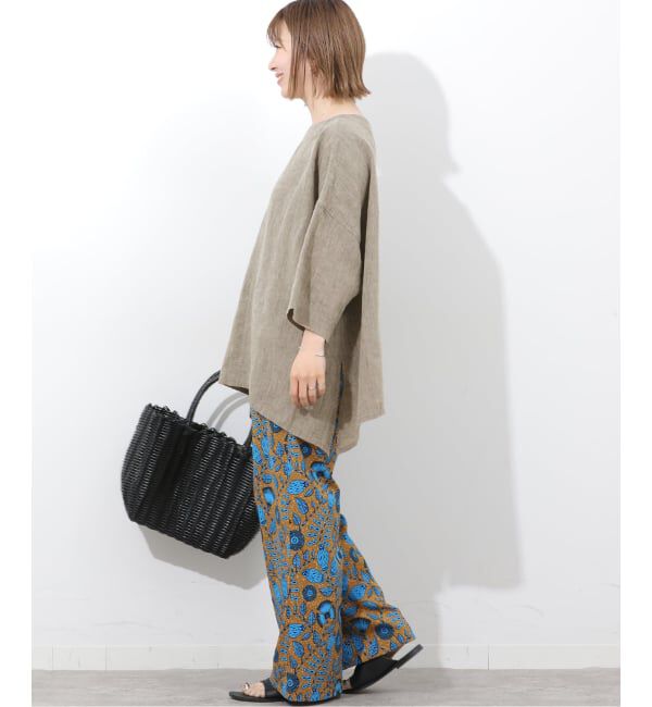 JOURNAL STANDARD relume「《予約》［26SS新作］ベルギーリネンポンチョブラウス」|シャツ・ブラウス|