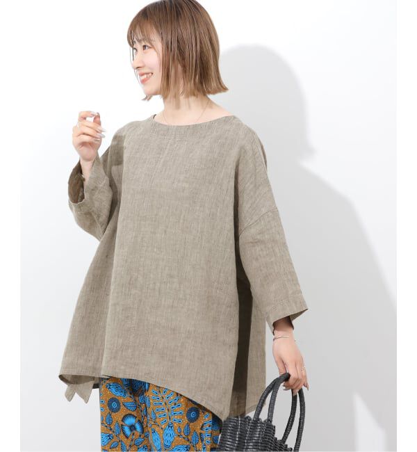JOURNAL STANDARD relume「《予約》［26SS新作］ベルギーリネンポンチョブラウス」|シャツ・ブラウス|