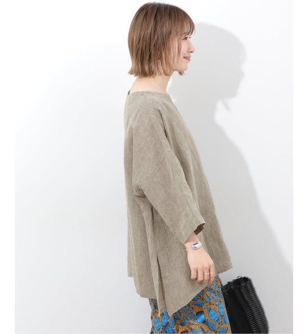 JOURNAL STANDARD relume「《予約》［26SS新作］ベルギーリネンポンチョブラウス」|シャツ・ブラウス|