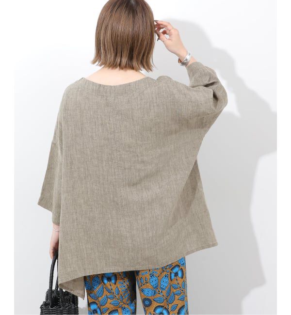 JOURNAL STANDARD relume「《予約》［26SS新作］ベルギーリネンポンチョブラウス」|シャツ・ブラウス|