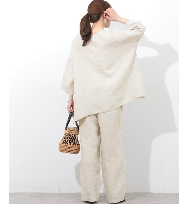 JOURNAL STANDARD relume「《予約》［26SS新作］ベルギーリネンポンチョブラウス」|シャツ・ブラウス|