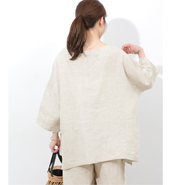 JOURNAL STANDARD relume「《予約》［26SS新作］ベルギーリネンポンチョブラウス」|シャツ・ブラウス|