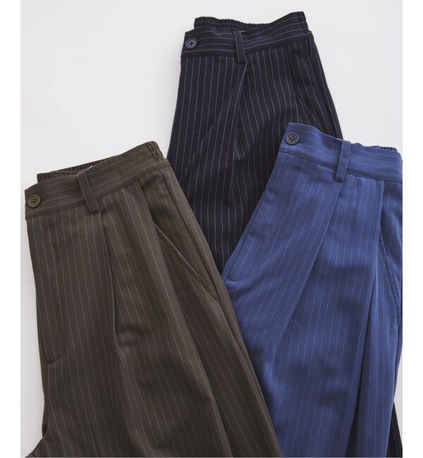 JOURNAL STANDARD relume「《予約》ヒールカット ルーズライト ストライプ スラックス」|スラックス|