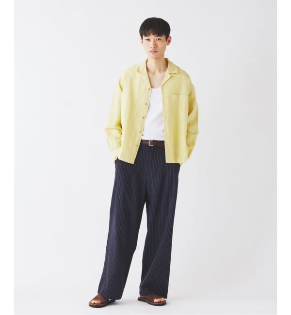 JOURNAL STANDARD relume「《予約》ヒールカット ルーズライト ストライプ スラックス」|スラックス|