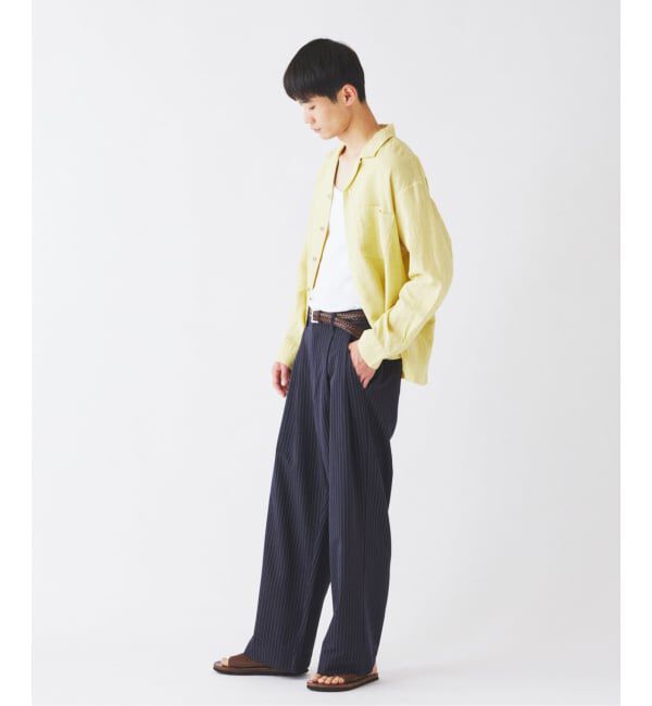 JOURNAL STANDARD relume「《予約》ヒールカット ルーズライト ストライプ スラックス」|スラックス|