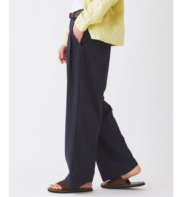 JOURNAL STANDARD relume「《予約》ヒールカット ルーズライト ストライプ スラックス」|スラックス|