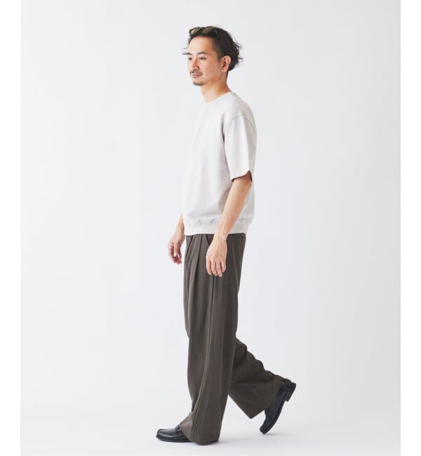 JOURNAL STANDARD relume「《予約》ヒールカット ルーズライト ストライプ スラックス」|スラックス|