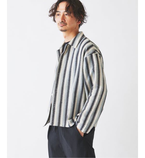 JOURNAL STANDARD relume「《予約》INDIA COTTON &rdquo;ウェービー&rdquo; クロシェシャツ」|シャツ・ブラウス|