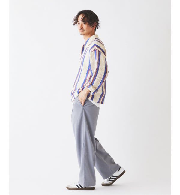 JOURNAL STANDARD relume「《予約》INDIA COTTON &rdquo;ウェービー&rdquo; クロシェシャツ」|シャツ・ブラウス|