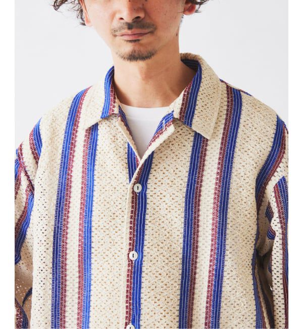 JOURNAL STANDARD relume「《予約》INDIA COTTON &rdquo;ウェービー&rdquo; クロシェシャツ」|シャツ・ブラウス|