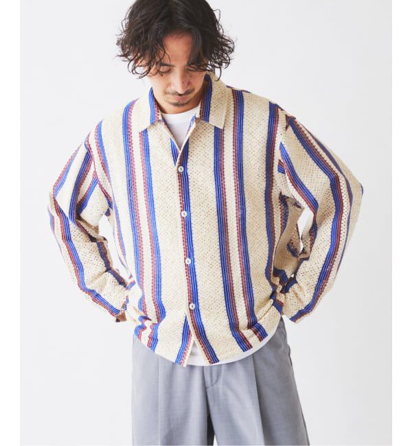 JOURNAL STANDARD relume「《予約》INDIA COTTON &rdquo;ウェービー&rdquo; クロシェシャツ」|シャツ・ブラウス|