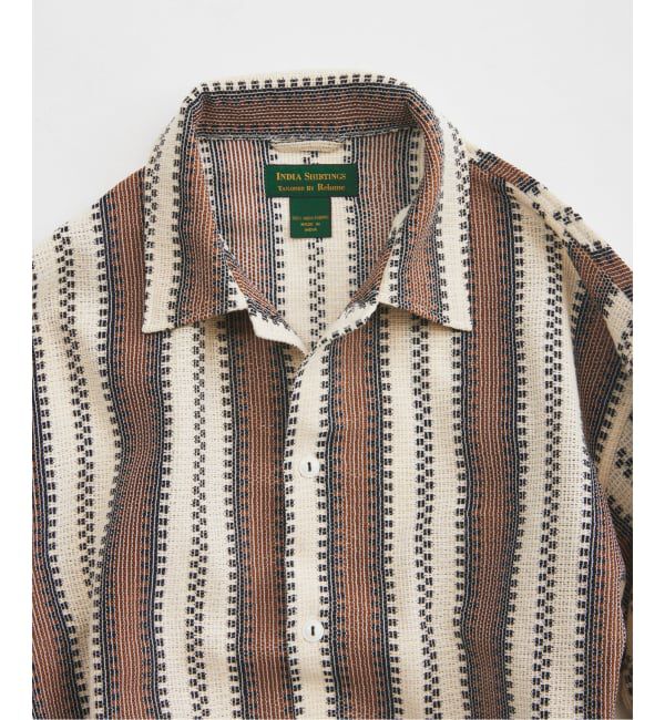 JOURNAL STANDARD relume「《予約》INDIA COTTON &rdquo;ウェービー&rdquo; クロシェシャツ」|シャツ・ブラウス|