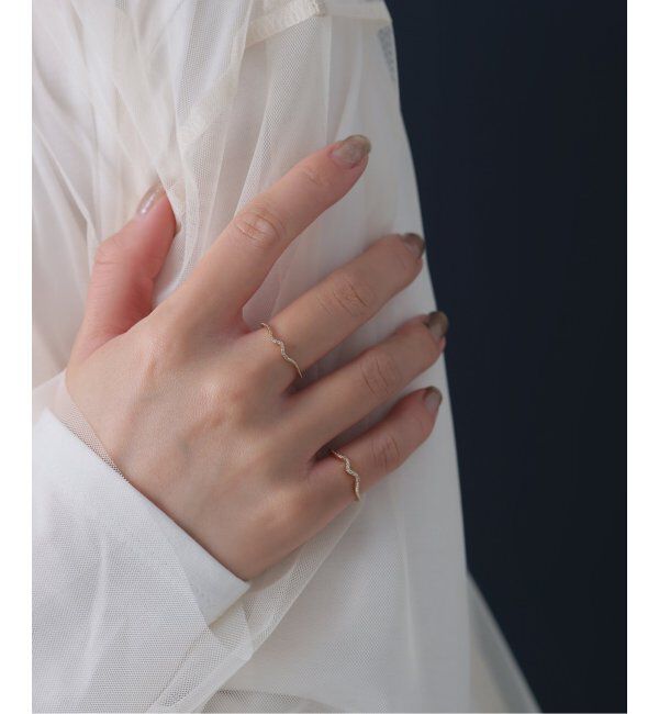 Lilas by Spick&Span「ビーチミルダイヤリング K10」|リング|