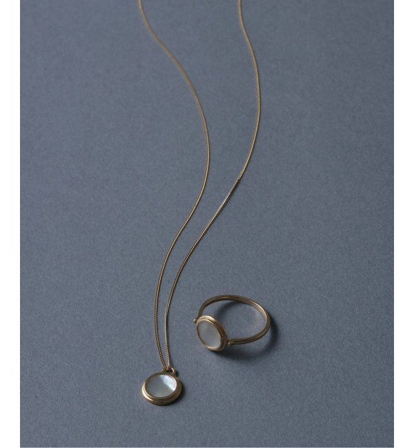 Lilas by Spick&Span「サークルシェルリング K10」|リング|