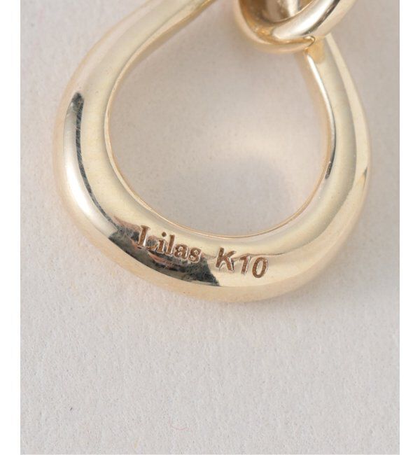 Lilas by Spick&Span「ホースシューピアス K10（両耳）」|ピアス|