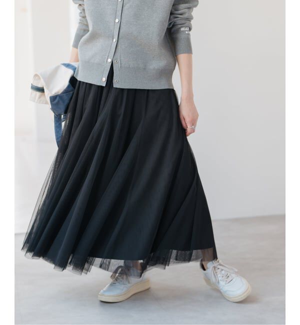 Spick and Span「《追加》チュールスカート」|スカート|