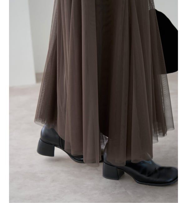 Spick and Span「《追加》チュールスカート」|スカート|