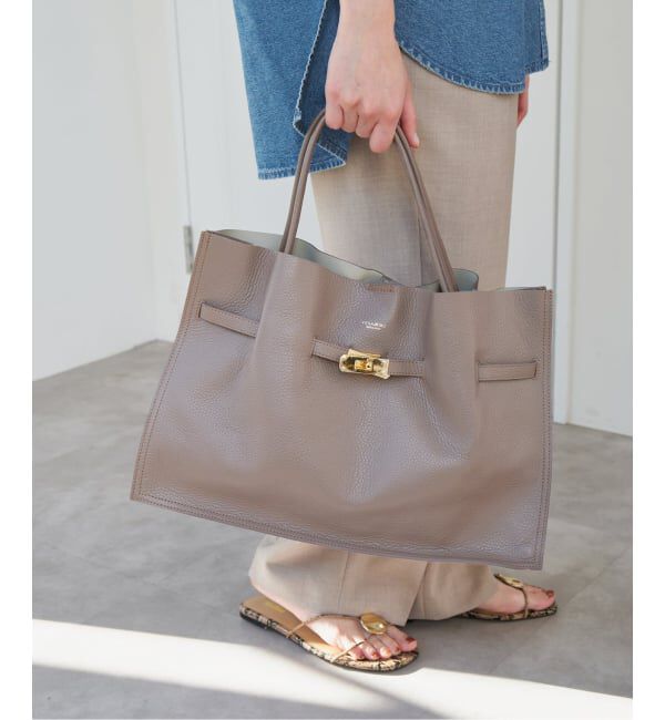 Spick and Span「《追加》VIOLAd'ORO イタリアンWフェイスレザートートバッグ L」|トートバッグ|