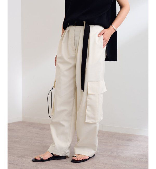 FRAMeWORK「oll*FRAMeWORK ハイウエストカーゴパンツ」|カーゴ|