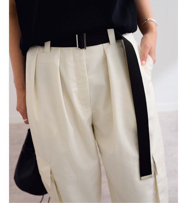 FRAMeWORK「oll*FRAMeWORK ハイウエストカーゴパンツ」|カーゴ|