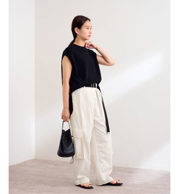 FRAMeWORK「oll*FRAMeWORK ハイウエストカーゴパンツ」|カーゴ|
