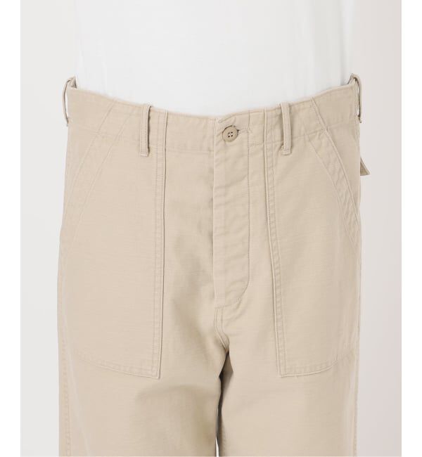 FRAMeWORK「≪一部カラーWEB限定≫ミリタリースラブバックサテンベイカーパンツ」|カーゴ|