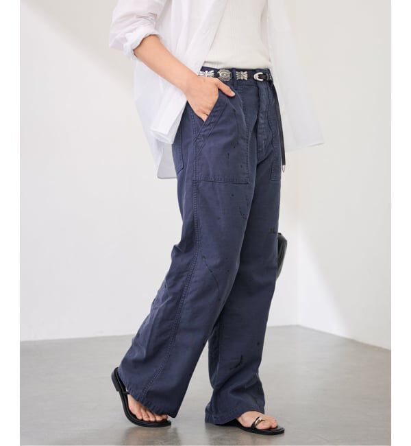 FRAMeWORK「ミリタリースラブペイントベイカーパンツ」|その他|