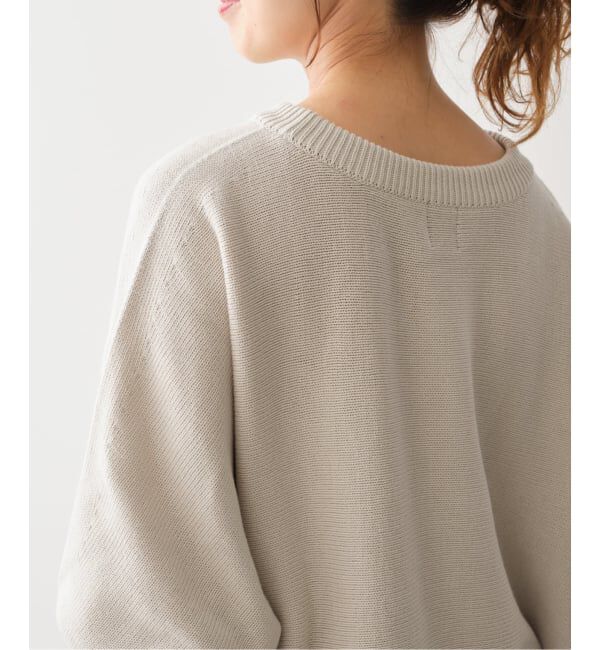 Spick and Span「《WEB限定 / 追加》 バルキーヤーンドルマンロングリブニット」|ニット・セーター|