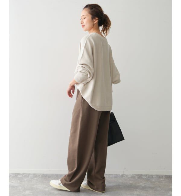 Spick and Span「《WEB限定 / 追加》 バルキーヤーンドルマンロングリブニット」|ニット・セーター|