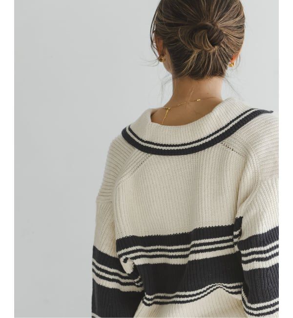NOBLE「《NOBLE別注》Venit/ヴェニット ランダムボーダーニット」|ニット・セーター|