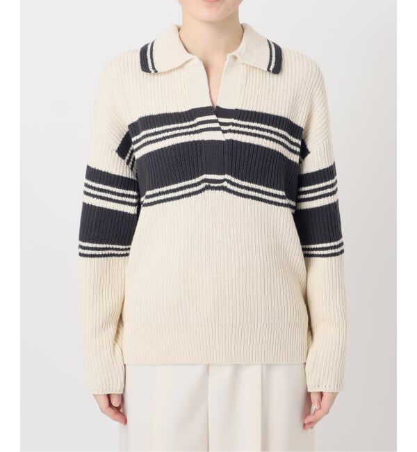 NOBLE「《NOBLE別注》Venit/ヴェニット ランダムボーダーニット」|ニット・セーター|