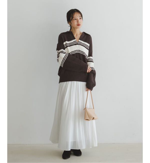 NOBLE「《NOBLE別注》Venit/ヴェニット ランダムボーダーニット」|ニット・セーター|