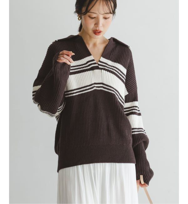NOBLE「《NOBLE別注》Venit/ヴェニット ランダムボーダーニット」|ニット・セーター|