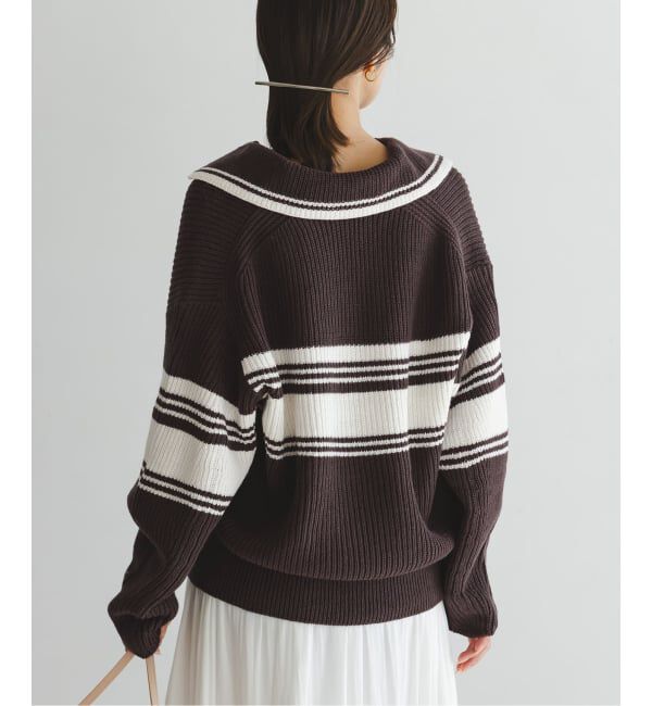 NOBLE「《NOBLE別注》Venit/ヴェニット ランダムボーダーニット」|ニット・セーター|
