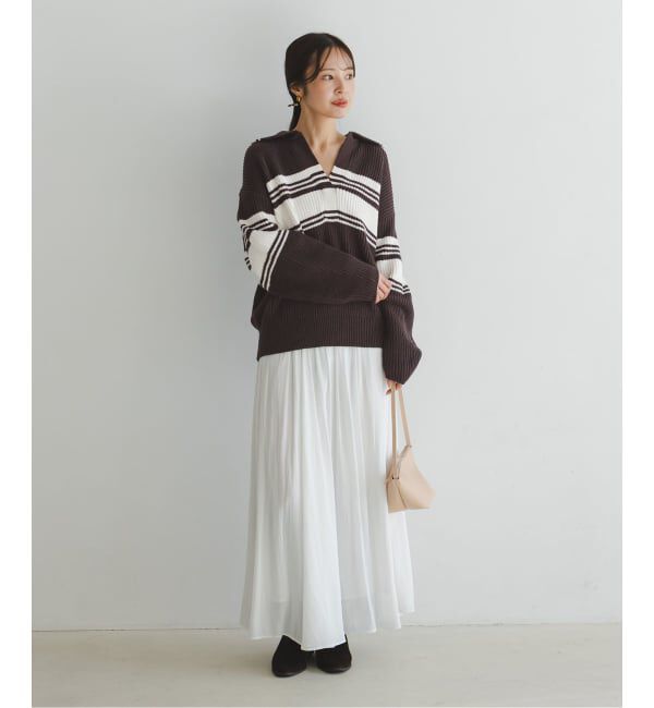 NOBLE「《NOBLE別注》Venit/ヴェニット ランダムボーダーニット」|ニット・セーター|