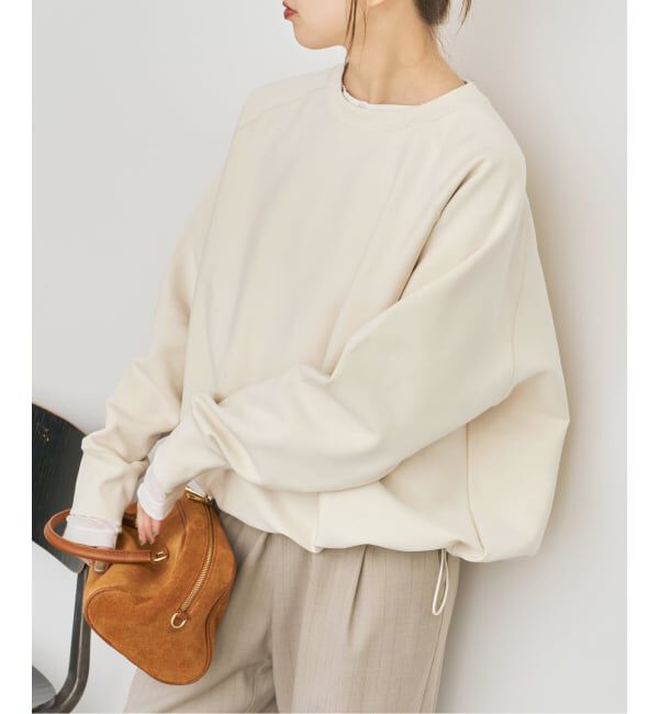 Spick and Span「《新色有り / 追加》ダンボールヘムギャザープルオーバー」|Tシャツ・カットソー|