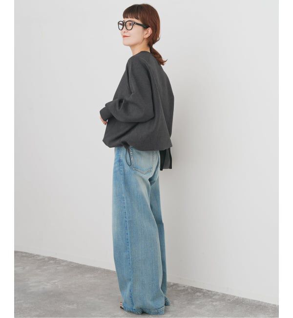 Spick and Span「《新色有り / 追加》ダンボールヘムギャザープルオーバー」|Tシャツ・カットソー|