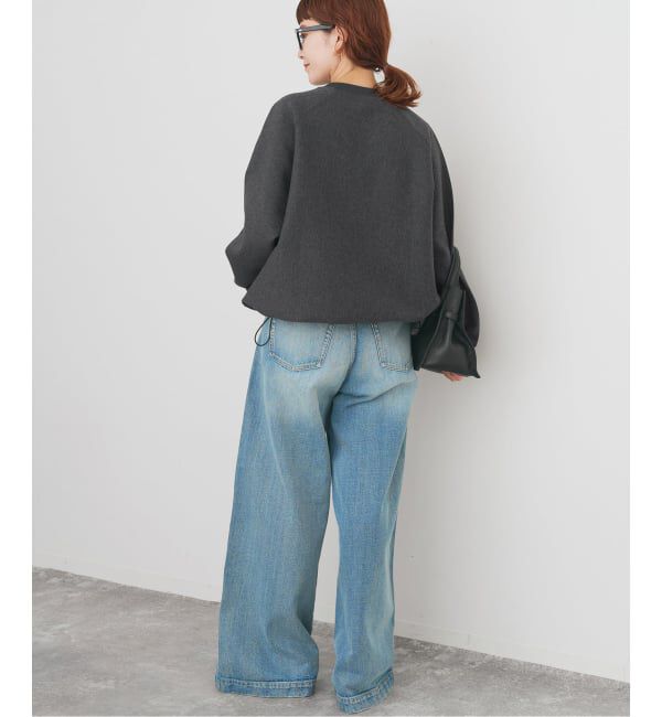 Spick and Span「《新色有り / 追加》ダンボールヘムギャザープルオーバー」|Tシャツ・カットソー|