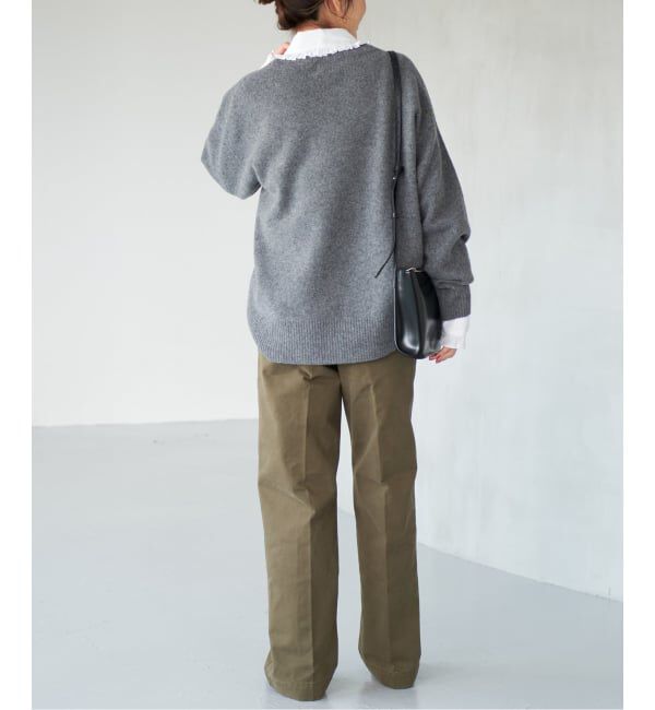 Spick and Span「《WEB限定 / 追加》フリルカラーブラウス」|シャツ・ブラウス|